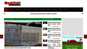 What Mwakilishi.com website looked like in 2021 (2 years ago)