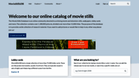 What Moviestillsdb.com website looked like in 2021 (2 years ago)