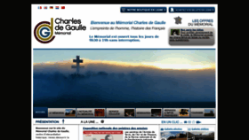 What Memorial-charlesdegaulle.fr website looked like in 2021 (2 years ago)