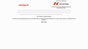 What Mineology.net website looked like in 2021 (3 years ago)