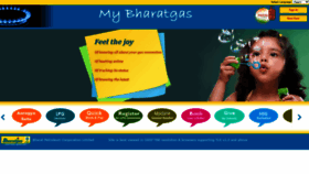 What My.ebharatgas.com website looked like in 2021 (2 years ago)
