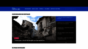 What Megacurioso.com.br website looked like in 2021 (2 years ago)