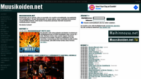 What Muusikoiden.net website looked like in 2021 (2 years ago)