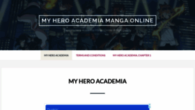What Myheroacademia-manga.com website looked like in 2021 (2 years ago)