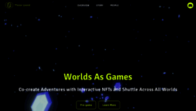 What Mirrorworld.fun website looked like in 2021 (2 years ago)