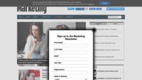 What Marketingmag.com.au website looked like in 2021 (2 years ago)