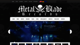 What Metalblade.com website looked like in 2021 (2 years ago)