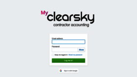 What Myclearsky.co.uk website looked like in 2021 (2 years ago)