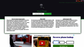 What My-phone-finder.com website looked like in 2021 (4 years ago)