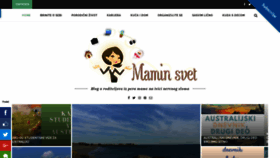 What Maminsvet.net website looked like in 2021 (2 years ago)