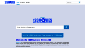 What Movies123.studio website looked like in 2021 (2 years ago)