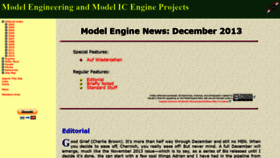 What Modelenginenews.org website looked like in 2021 (2 years ago)