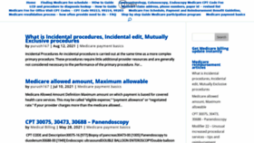 What Medicarepaymentandreimbursement.com website looked like in 2021 (2 years ago)