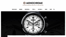 What Monochrome.nl website looked like in 2021 (2 years ago)