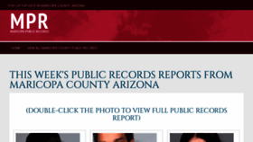 What Maricopapublicrecords.com website looked like in 2021 (2 years ago)