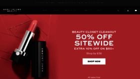 What Marcjacobsbeauty.com website looked like in 2021 (2 years ago)
