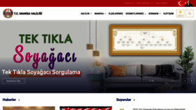 What Manisa.gov.tr website looked like in 2021 (2 years ago)