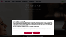 What Meetic.de website looked like in 2021 (2 years ago)