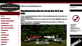 What Mopedfantasterna.se website looked like in 2021 (2 years ago)