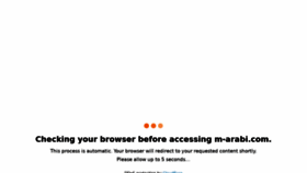 What M-arabi.com website looked like in 2021 (2 years ago)