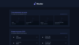 What Muzlav.net website looked like in 2021 (2 years ago)