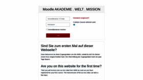 What Moodle.awm-korntal.eu website looked like in 2021 (2 years ago)