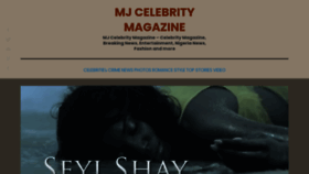 What Mjemagazine.com website looked like in 2021 (2 years ago)