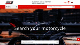 What Motosparepartner.com website looked like in 2021 (2 years ago)