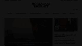 What Muehlacker-tagblatt.de website looked like in 2021 (2 years ago)