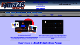 What Mazecreator.com website looked like in 2021 (2 years ago)