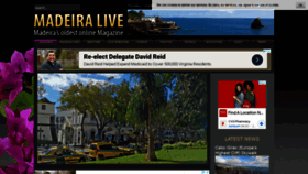 What Madeira-live.com website looked like in 2021 (2 years ago)