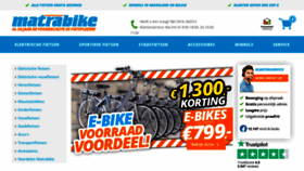What Matrabike.nl website looked like in 2021 (2 years ago)