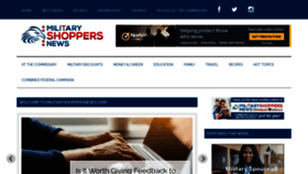What Militaryshoppers.com website looked like in 2021 (2 years ago)