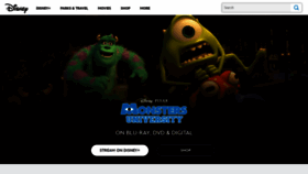 What Monstersuniversity.com website looked like in 2021 (2 years ago)