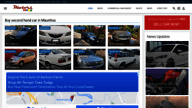 What Motors.mega.mu website looked like in 2021 (2 years ago)