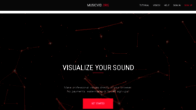 What Musicvid.org website looked like in 2021 (4 years ago)