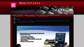 What Maxioutlets.cl website looked like in 2021 (2 years ago)