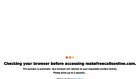 What Makefreecallsonline.com website looked like in 2021 (2 years ago)