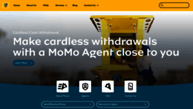 What Momoagent.com.ng website looked like in 2021 (2 years ago)