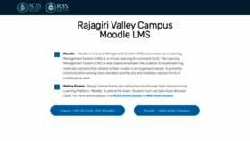 What Moodle.rajagiri.edu website looked like in 2021 (2 years ago)