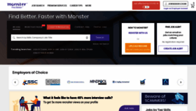 What Monstergulf.com website looked like in 2021 (2 years ago)