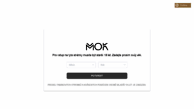 What Mok-eu.com website looked like in 2021 (2 years ago)