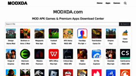 What Modxda.com website looked like in 2021 (2 years ago)
