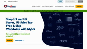 What Myus.com website looked like in 2021 (2 years ago)