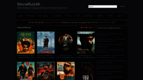 What Movierulz4k.com website looked like in 2021 (2 years ago)