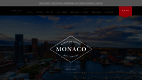 What Monaco-baltimore.com website looked like in 2021 (2 years ago)