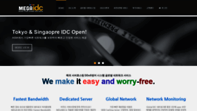 What Megaidc.net website looked like in 2021 (4 years ago)