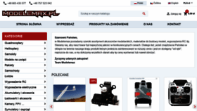 What Modelemax.pl website looked like in 2021 (2 years ago)
