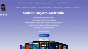 What Mobilebuyers.com.au website looked like in 2021 (2 years ago)