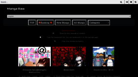 What Manga2000.com website looked like in 2021 (2 years ago)